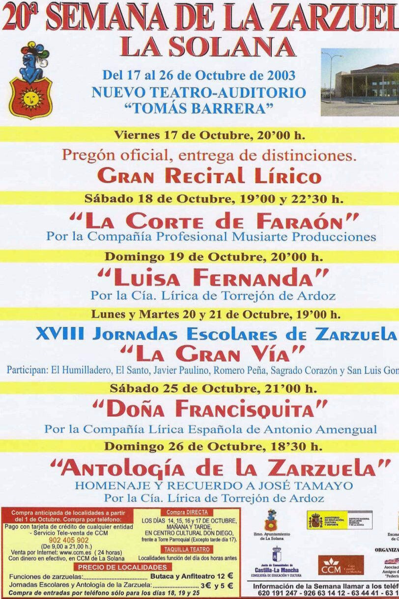 Semana de la Zarzuela de La Solana