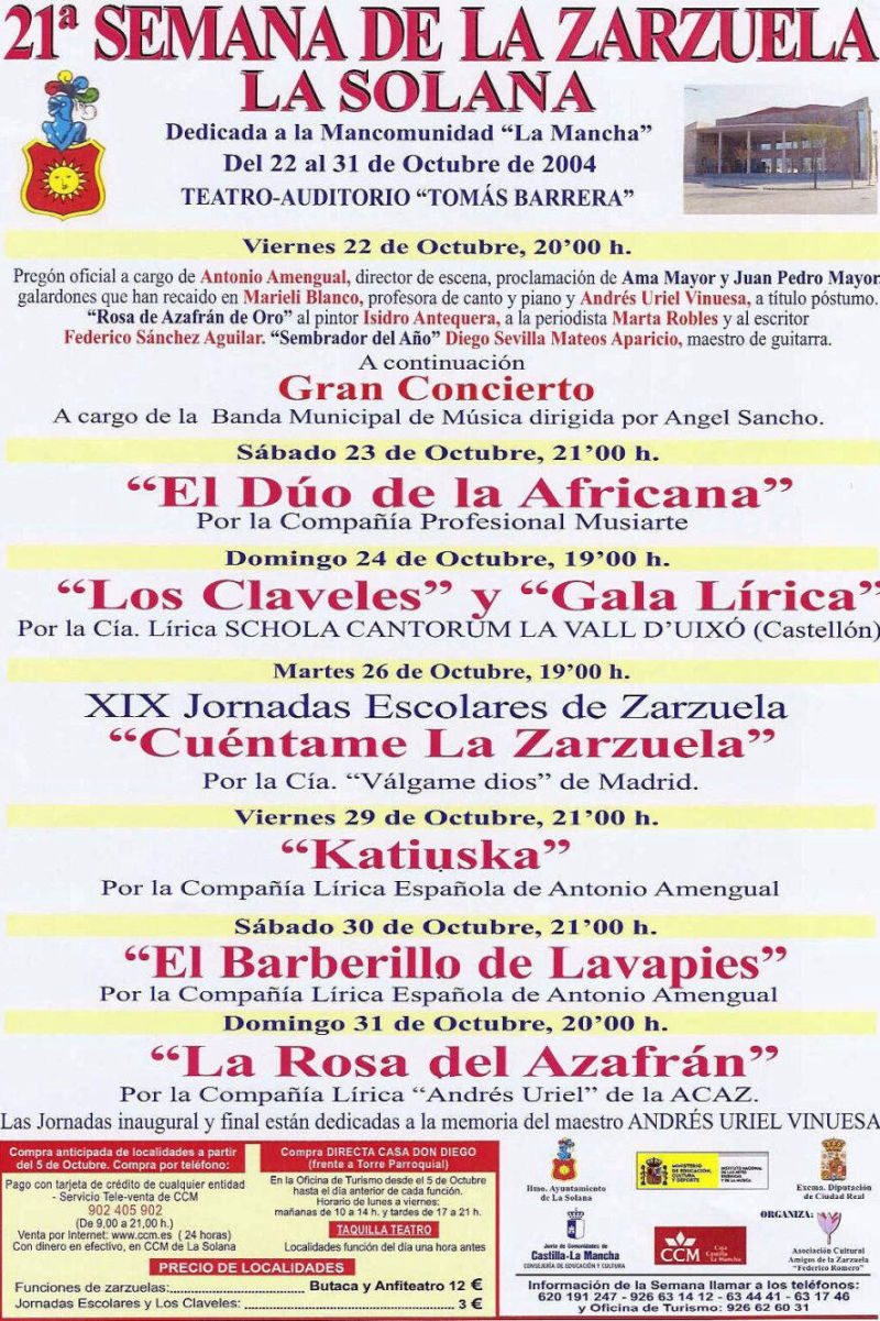 Semana de la Zarzuela de La Solana