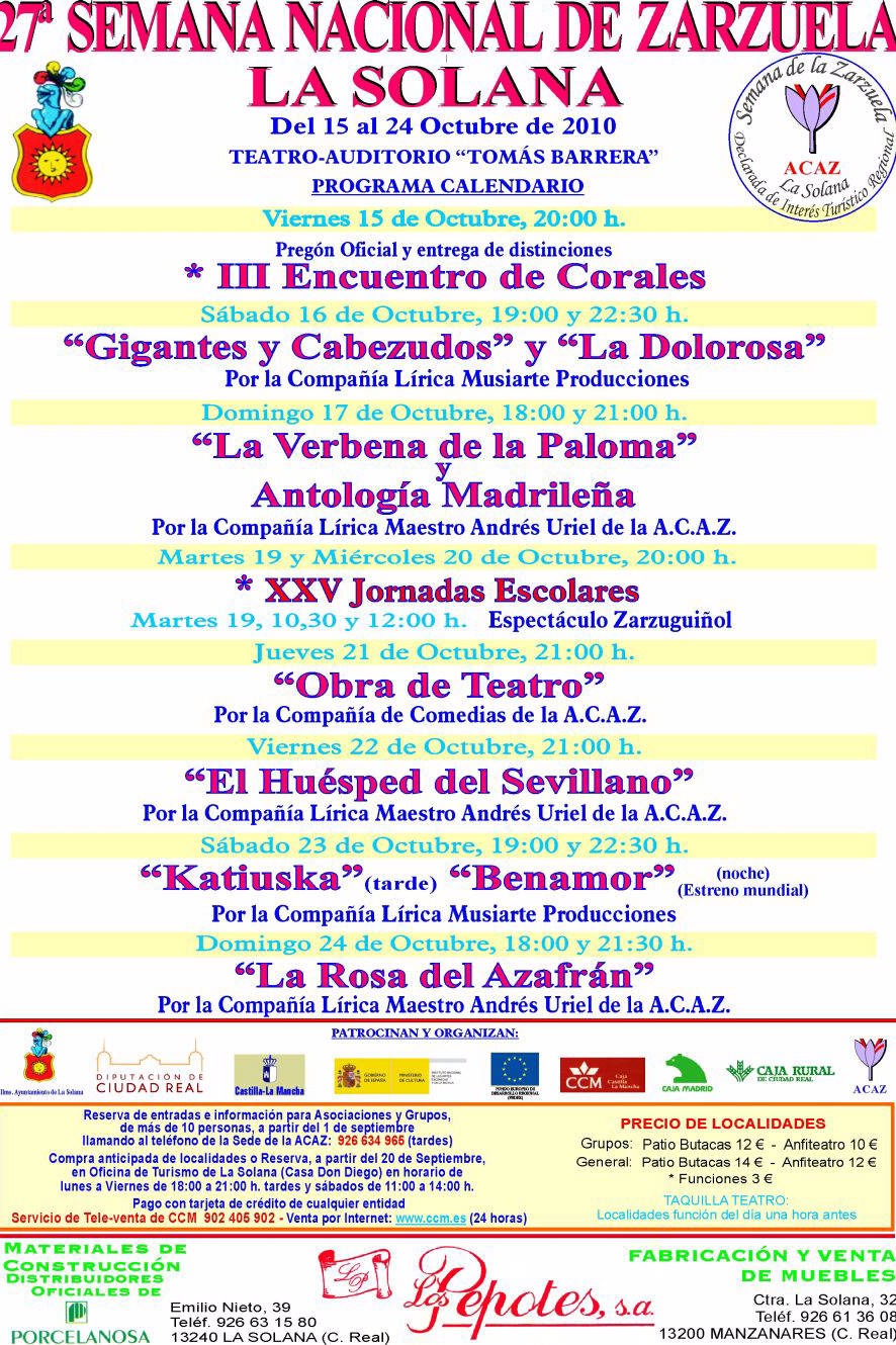 Semana de la Zarzuela de La Solana